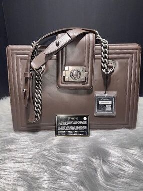 Chanel Boy Flap Shopper Tote~w/COA